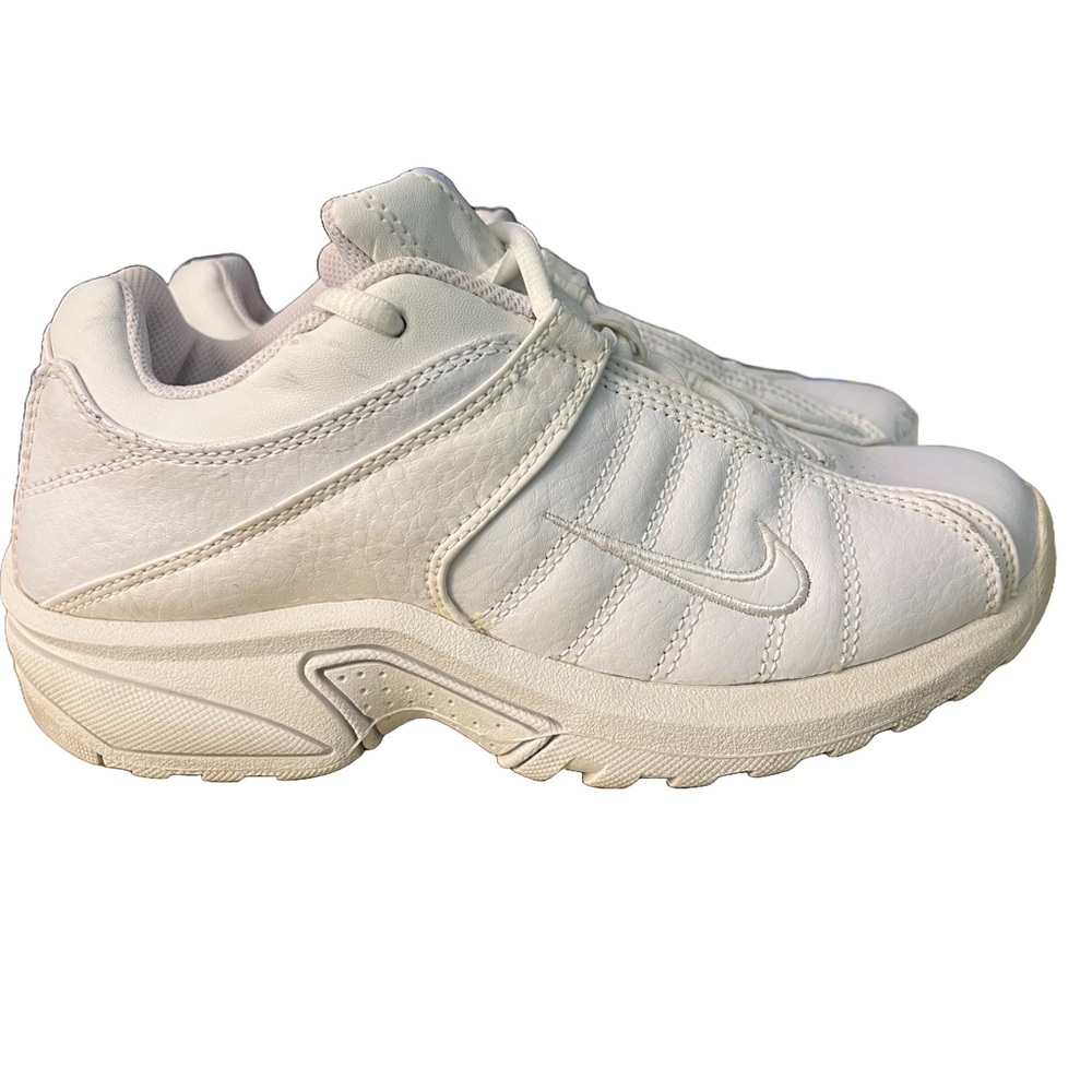Nike 312912-111 White Athletic Shoes Size 5.0 Y2K ,Walking Gym